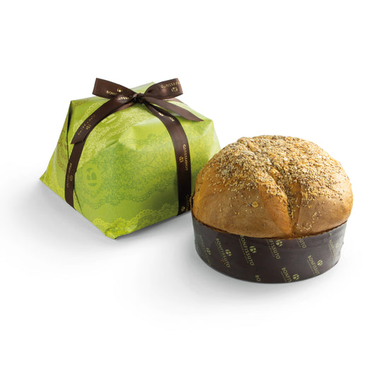 Panettone Bonfissuto  - Incartato - Lactose Free - Olio e Limone Candito - 1kg