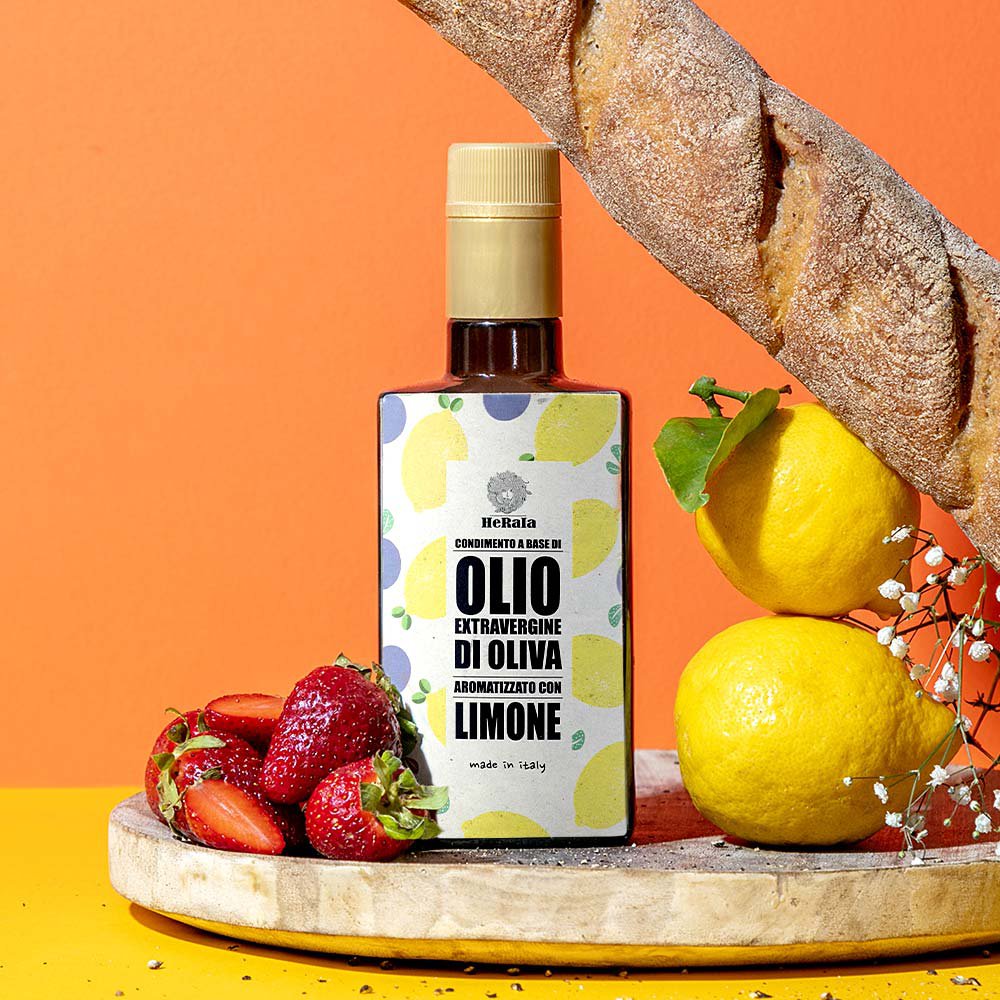 Condimento all'Olio di Oliva Aromatizzato a Limone